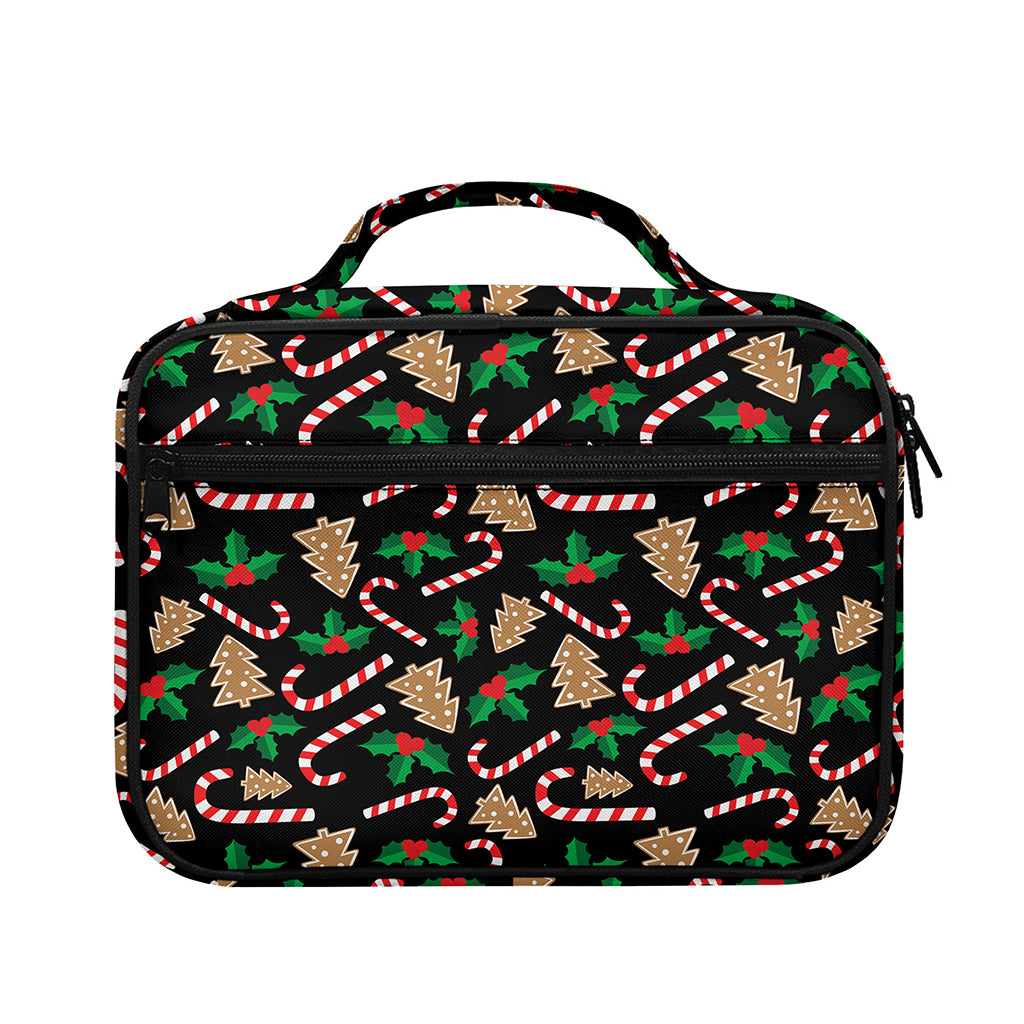Christmas Cookie And Candy Pattern Print Briefcase Bible Bag