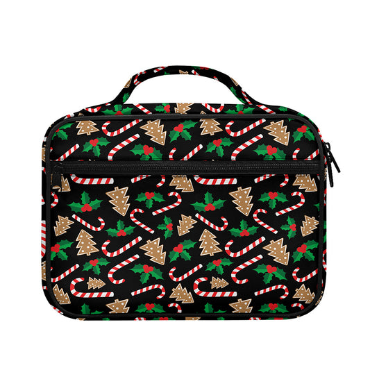 Christmas Cookie And Candy Pattern Print Briefcase Bible Bag