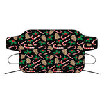 Christmas Cookie And Candy Pattern Print Car Windshield Snow Cover