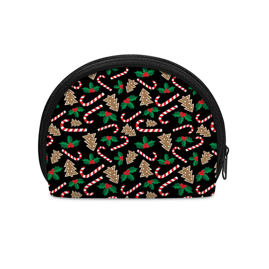 Christmas Cookie And Candy Pattern Print Coin Purse