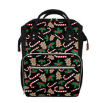 Christmas Cookie And Candy Pattern Print Diaper Bag