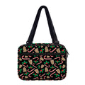 Christmas Cookie And Candy Pattern Print Double Strap Bible Bag