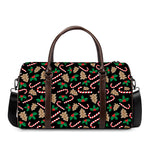 Christmas Cookie And Candy Pattern Print Duffle Bag