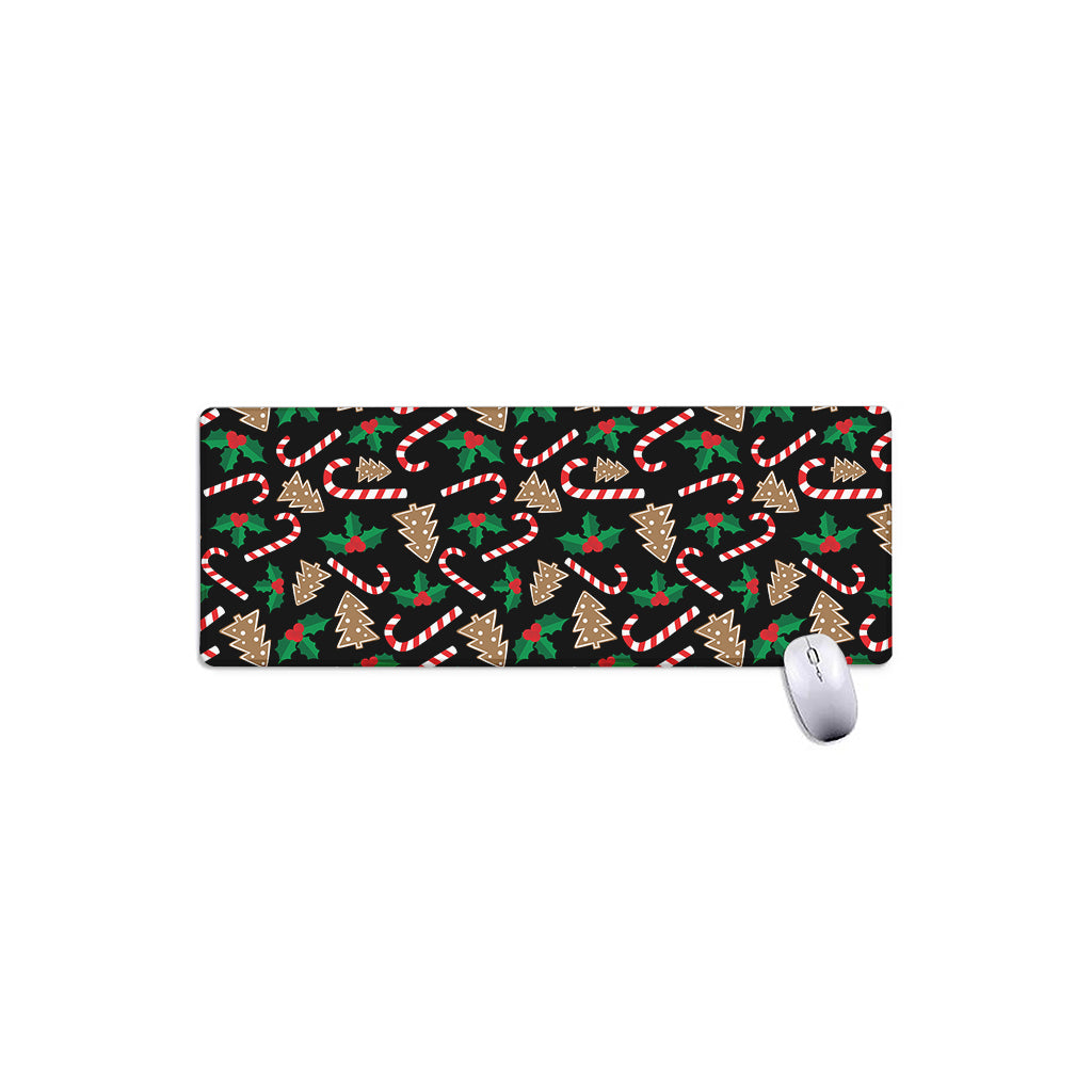 Christmas Cookie And Candy Pattern Print Extended Mouse Pad