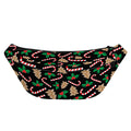 Christmas Cookie And Candy Pattern Print Fanny Pack