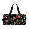 Christmas Cookie And Candy Pattern Print Gym Bag