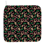 Christmas Cookie And Candy Pattern Print Hand Towel