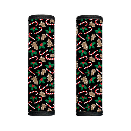 Christmas Cookie And Candy Pattern Print Handle Covers