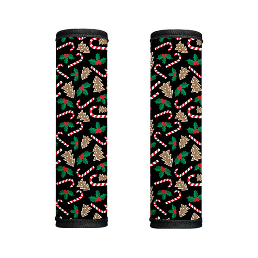 Christmas Cookie And Candy Pattern Print Handle Covers