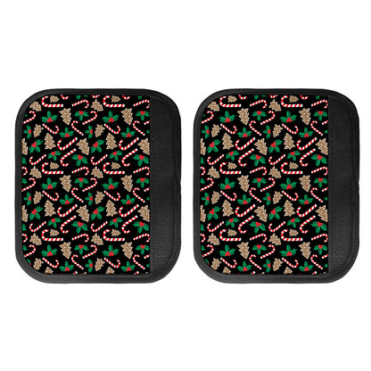 Christmas Cookie And Candy Pattern Print Handle Covers