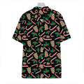 Christmas Cookie And Candy Pattern Print Hawaiian Shirt