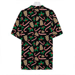 Christmas Cookie And Candy Pattern Print Hawaiian Shirt