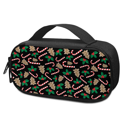 Christmas Cookie And Candy Pattern Print Insulin Cooler Travel Case