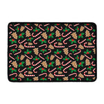 Christmas Cookie And Candy Pattern Print Kitchen Mat