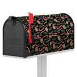 Christmas Cookie And Candy Pattern Print Mailbox Cover