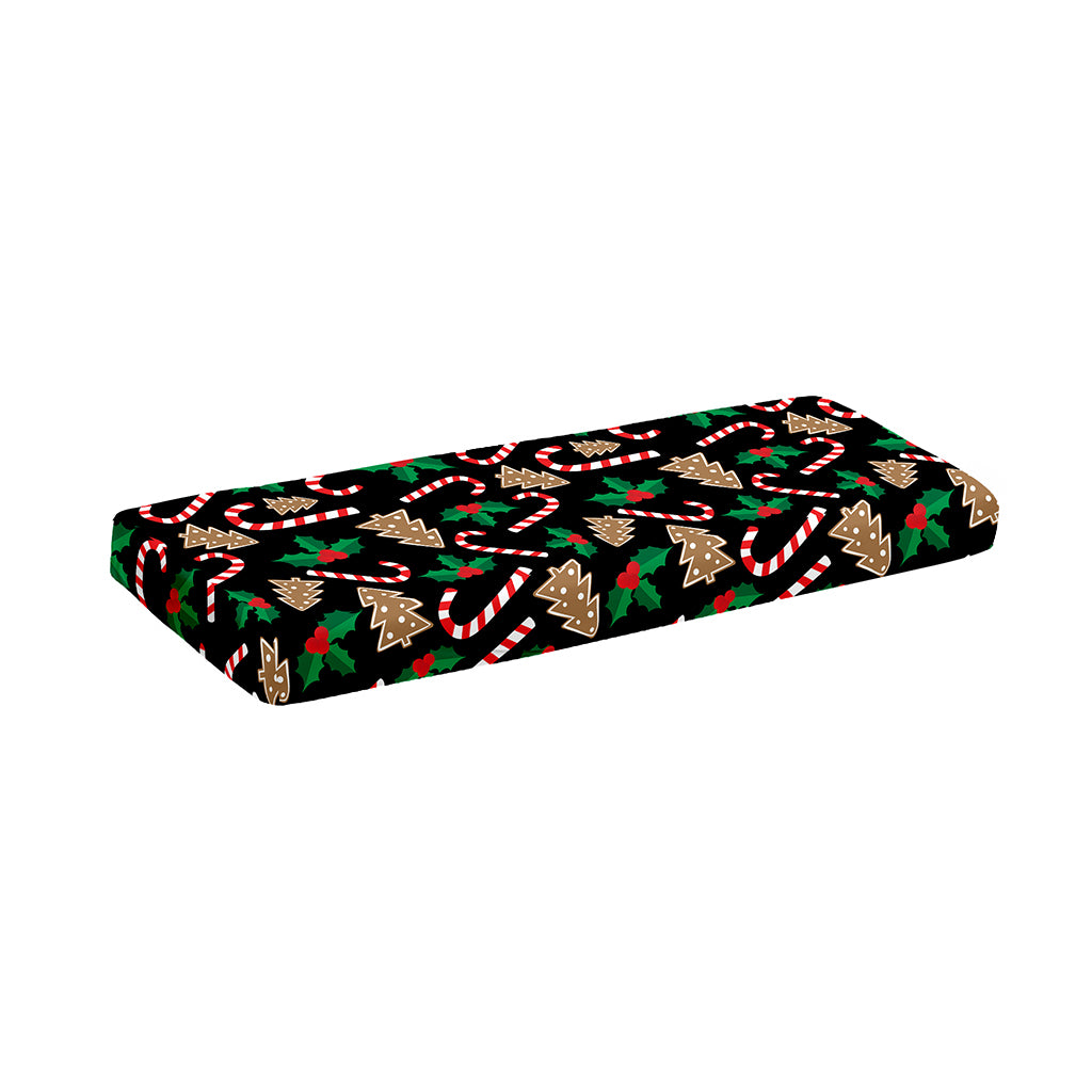 Christmas Cookie And Candy Pattern Print Piano Keyboard Cover