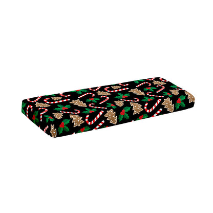 Christmas Cookie And Candy Pattern Print Piano Keyboard Cover