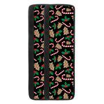 Christmas Cookie And Candy Pattern Print Refrigerator Handle Covers