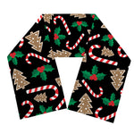 Christmas Cookie And Candy Pattern Print Scarf