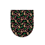 Christmas Cookie And Candy Pattern Print Toilet Lid Cover