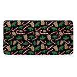 Christmas Cookie And Candy Pattern Print Towel