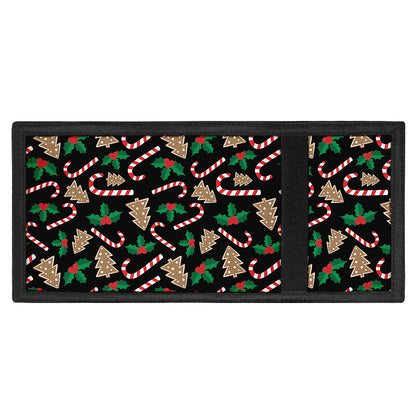Christmas Cookie And Candy Pattern Print Trifold Wallet
