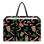 Christmas Cookie And Candy Pattern Print Utility Tote Bag