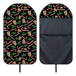 Christmas Cookie And Candy Pattern Print Waterproof Car Seat Cover