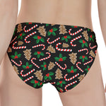 Christmas Cookie And Candy Pattern Print Women's Panties