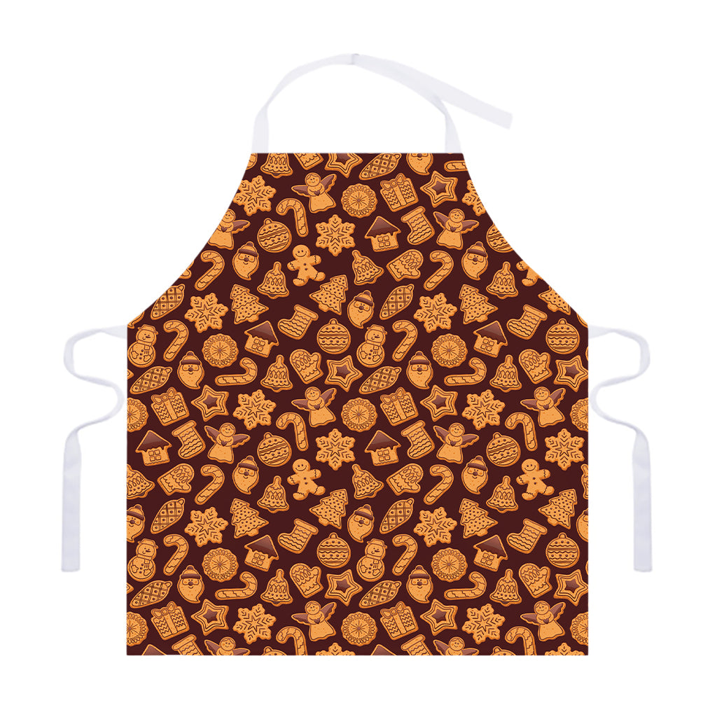 Christmas Cookies Pattern Print Adjustable Apron