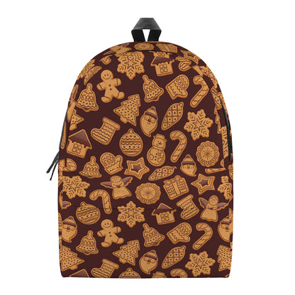 Christmas Cookies Pattern Print Backpack