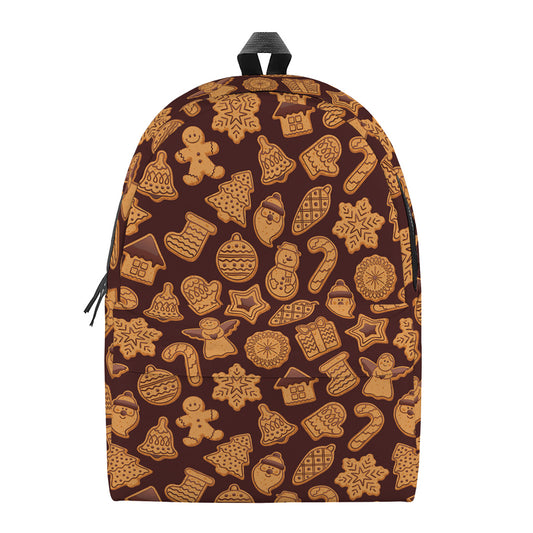 Christmas Cookies Pattern Print Backpack