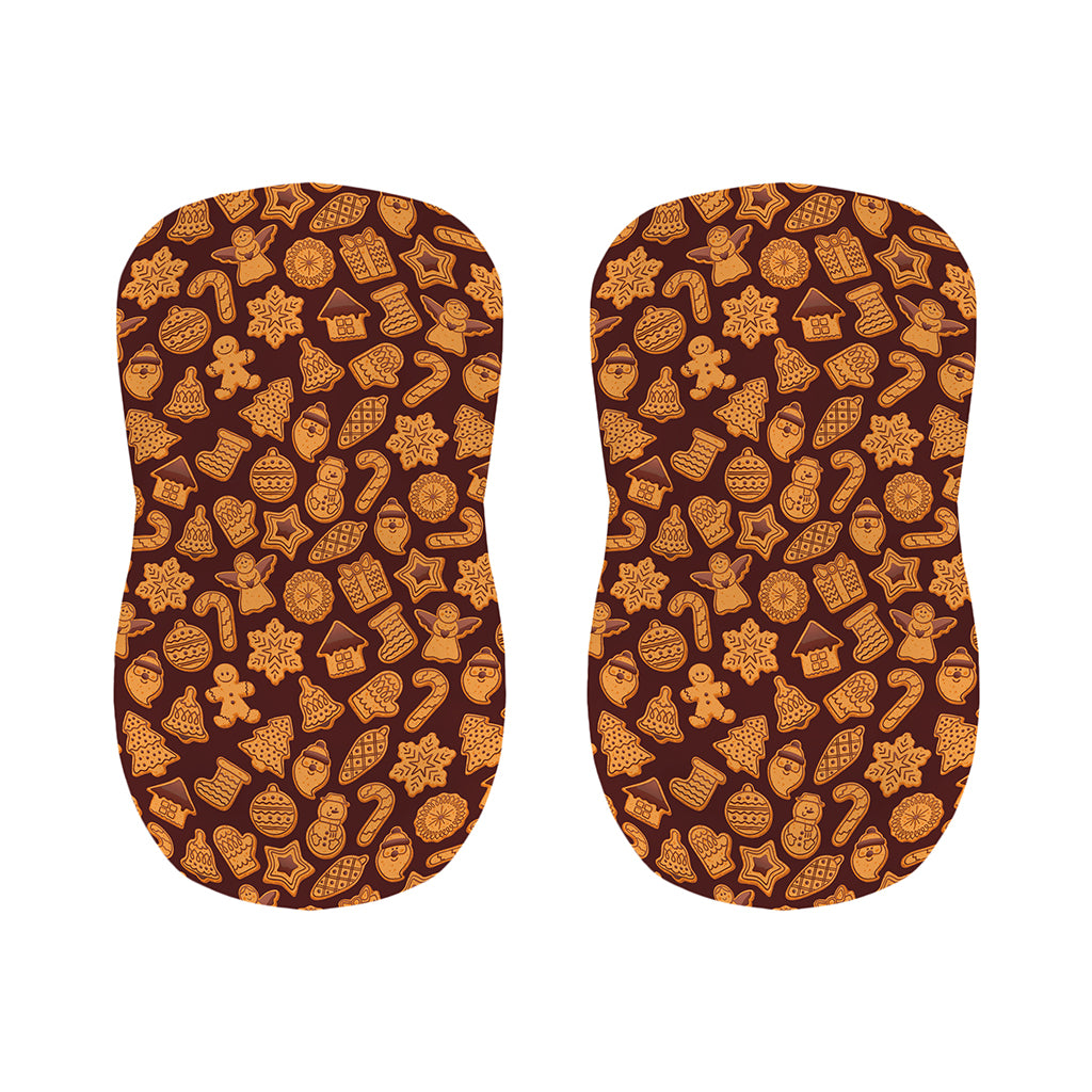 Christmas Cookies Pattern Print Bar Stool Covers
