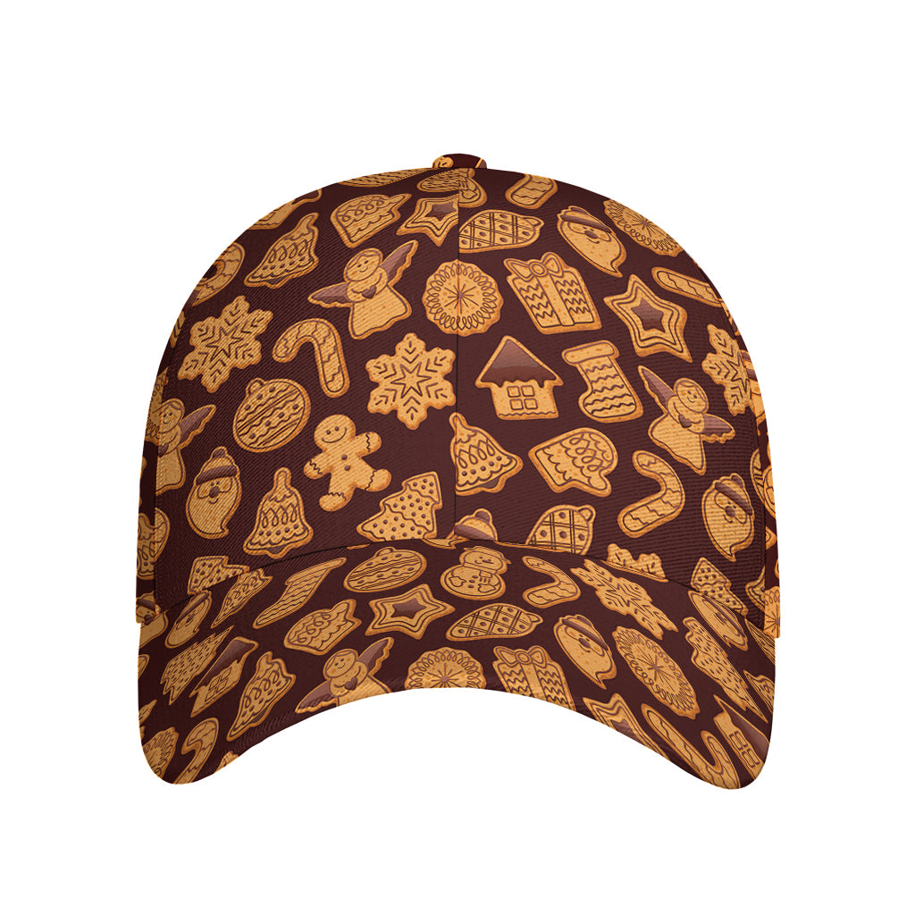 Christmas Cookies Pattern Print Baseball Cap