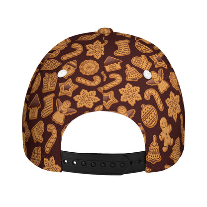Christmas Cookies Pattern Print Baseball Cap