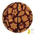 Christmas Cookies Pattern Print Basketball