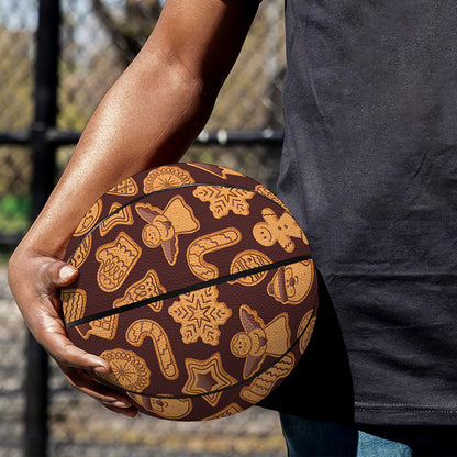 Christmas Cookies Pattern Print Basketball