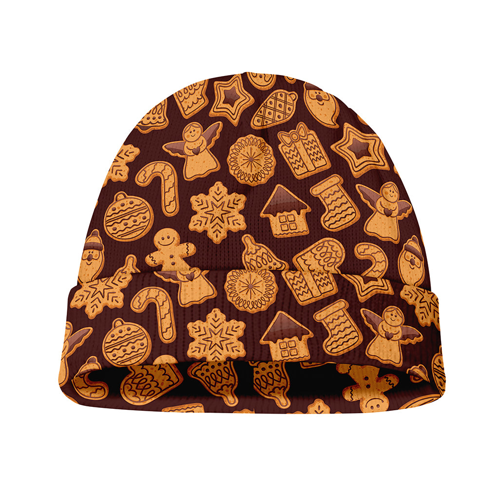 Christmas Cookies Pattern Print Beanie