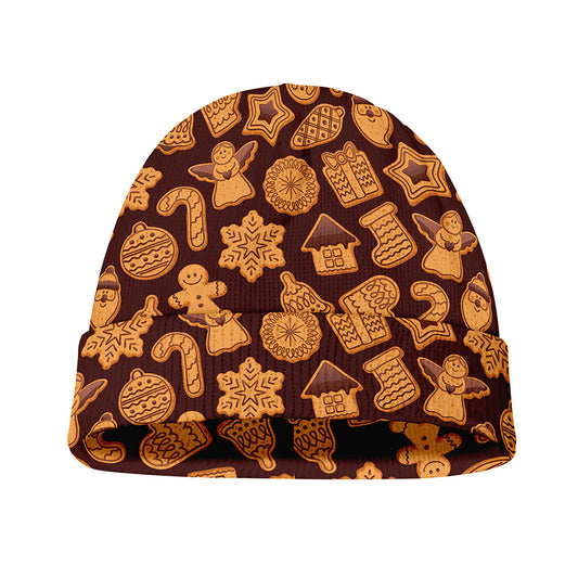 Christmas Cookies Pattern Print Beanie