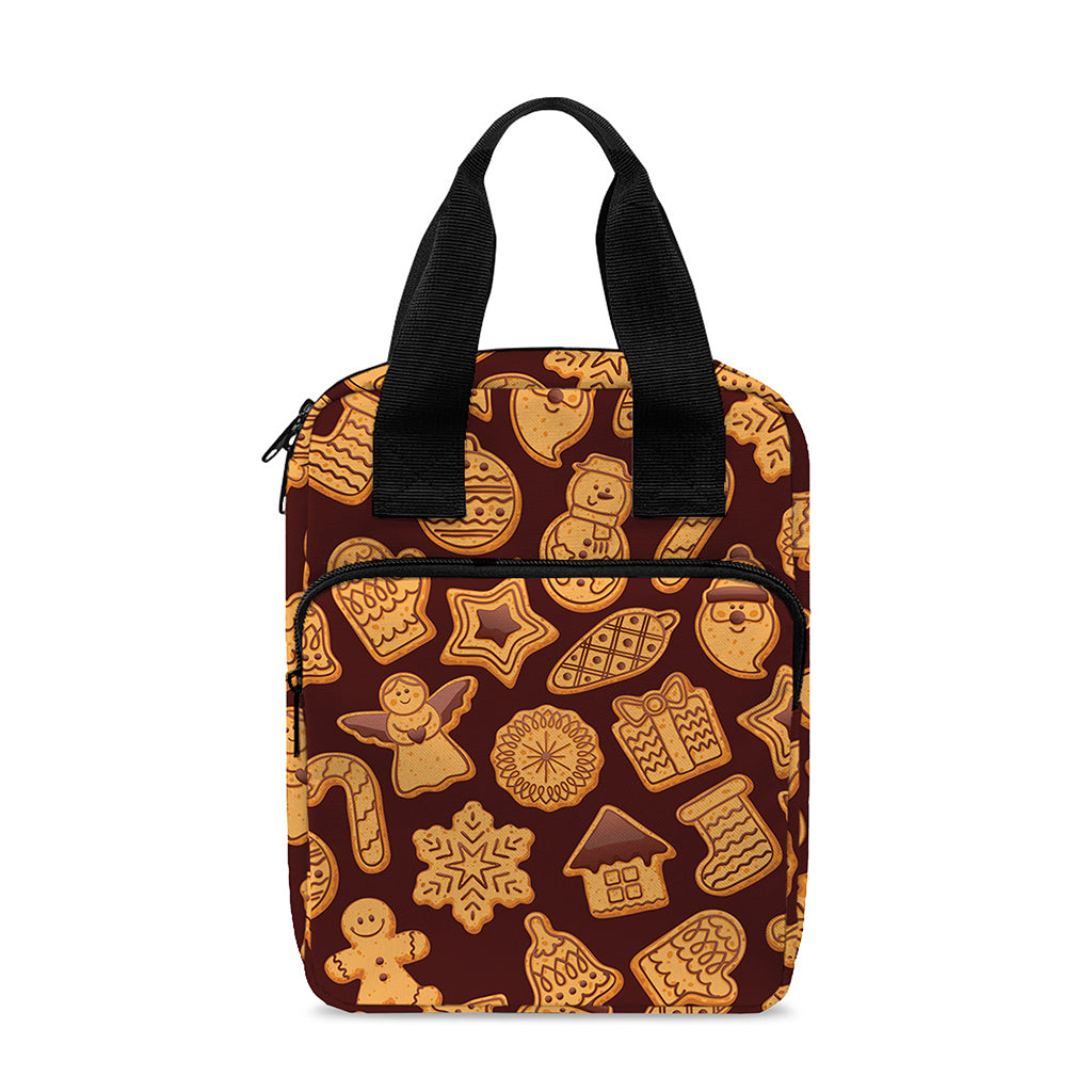 Christmas Cookies Pattern Print Bible Tote Bag
