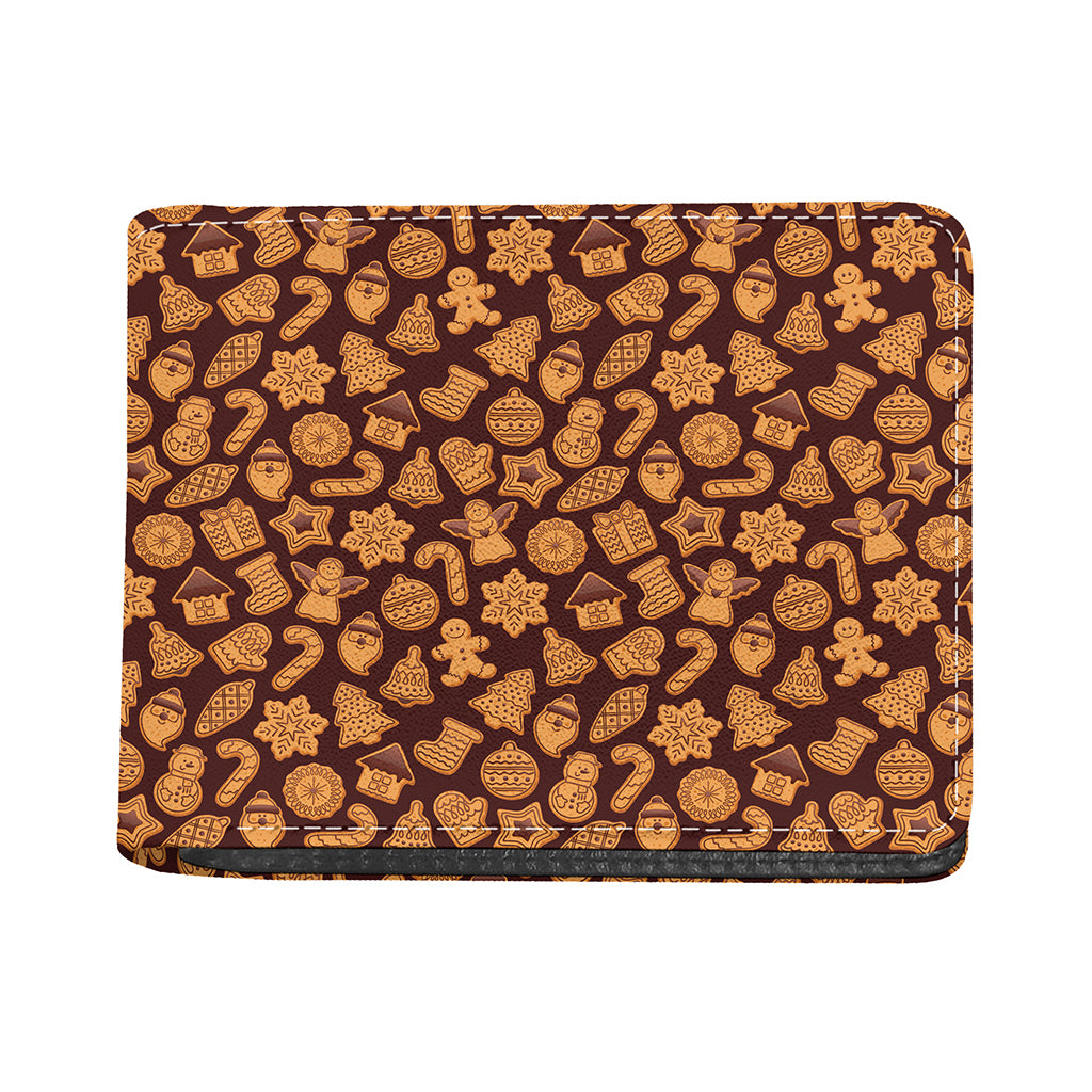 Christmas Cookies Pattern Print Bifold Wallet