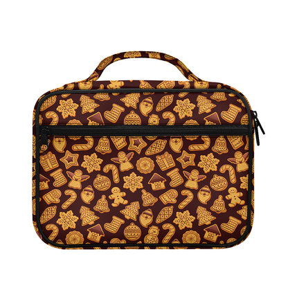 Christmas Cookies Pattern Print Briefcase Bible Bag