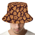 Christmas Cookies Pattern Print Bucket Hat