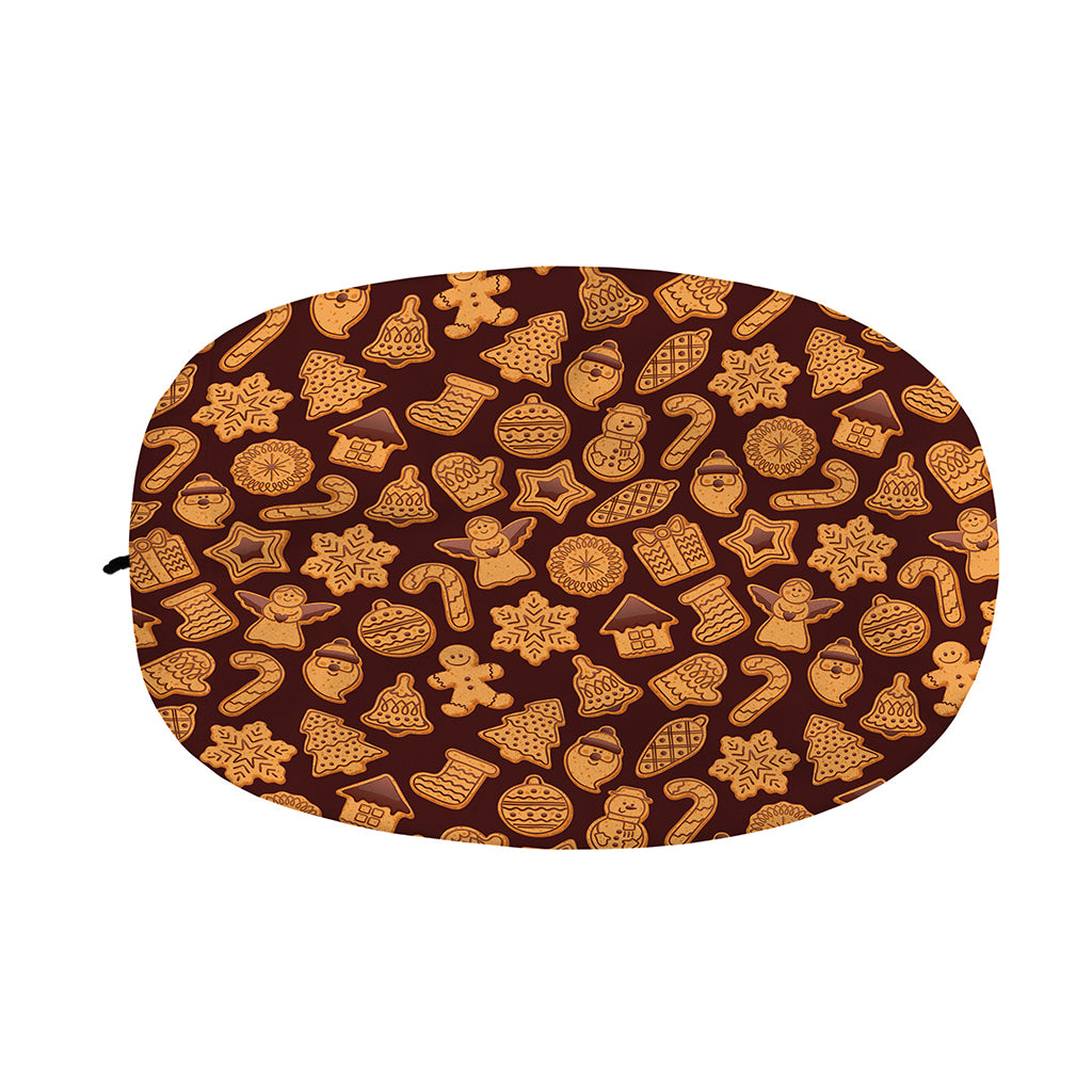 Christmas Cookies Pattern Print Car Side Mirror Covers