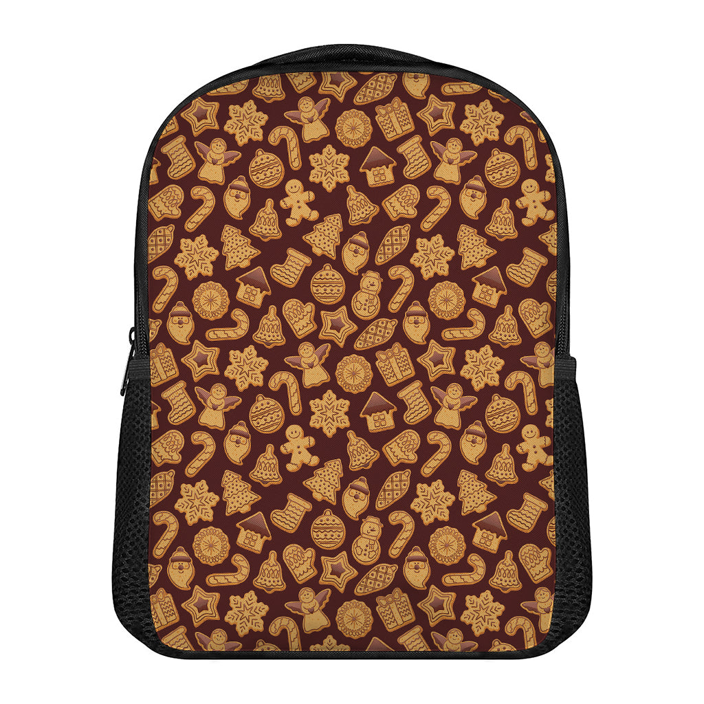 Christmas Cookies Pattern Print Casual Backpack