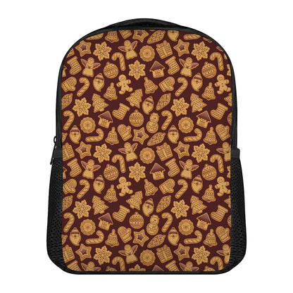 Christmas Cookies Pattern Print Casual Backpack