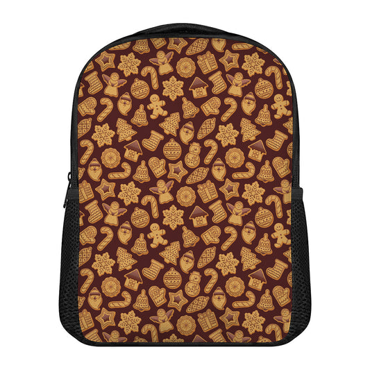 Christmas Cookies Pattern Print Casual Backpack
