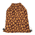 Christmas Cookies Pattern Print Drawstring Bag