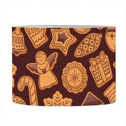 Christmas Cookies Pattern Print Drum Lamp Shade