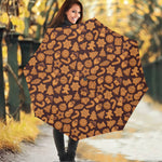 Christmas Cookies Pattern Print Foldable Umbrella